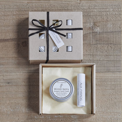 ウィンター ベリーハンドクリーム30gリップクリームSET